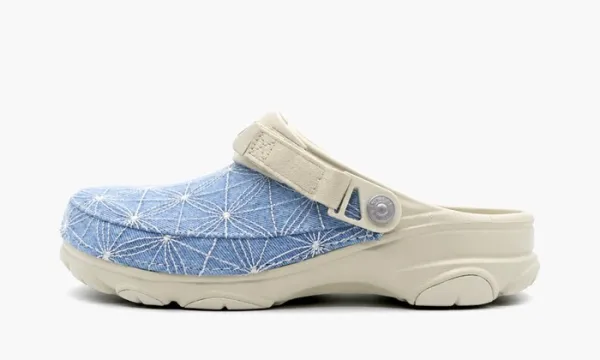 Levi's x Crocs Classic All-Terrain Clog 'Sashiko - Bone Blue'