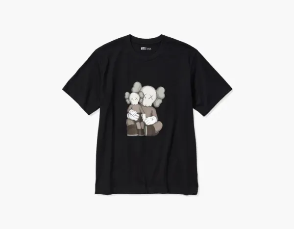 Kaws x Uniqlo Graphic T-Shirt Black