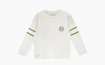 Chrome Hearts 33 Horseshoe Logo Long Sleeve T-Shirt White
