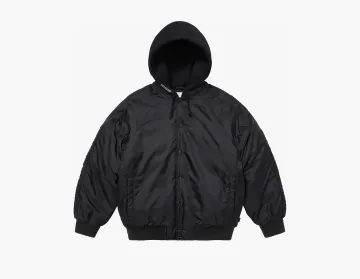 Supreme Hooded Stadium Jacket Black