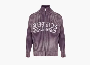 Adidas Originals Full Zip Sweater Dark Violet