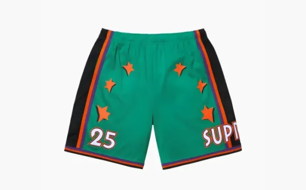 Supreme SS25 Basketball Shorts Green