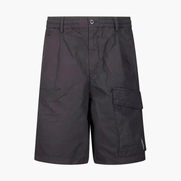 C.P. Company Micro-Reps Boxy Lens Shorts Black