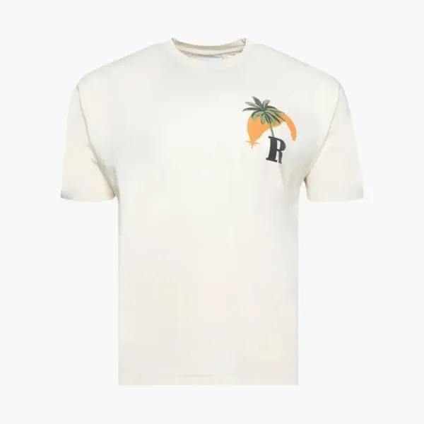 RHUDE Miami Gp Moonlight Tee Vintage White