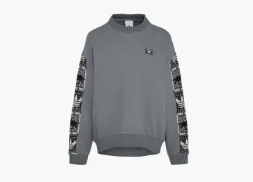 Adidas Originals Crafted Crewneck Sweatshirt Grey Three