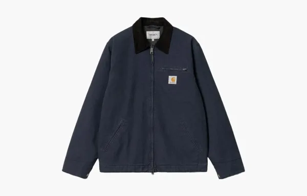 Carhartt WIP Detroit Jacket Logo Navy