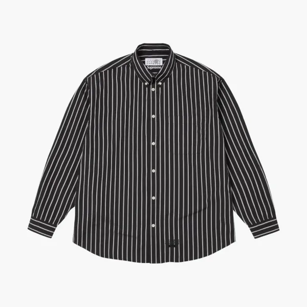 Supreme x MM6 Maison Margiela Stripe Shirt Black