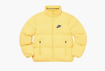 Supreme x Nike Reversible Puffy Jacket Pale Yellow