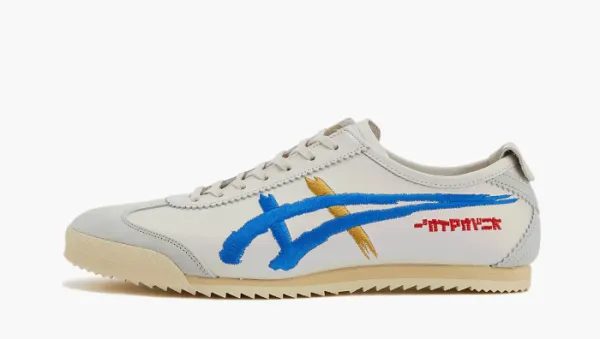 Asics Onitsuka Tiger Mexico 66 Deluxe Calligraphy - White Directoire Blue