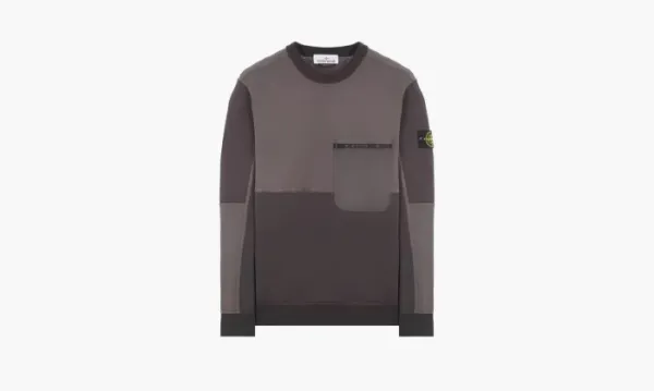 Stone Island Lightweight Cotton Sweatshirt Grey