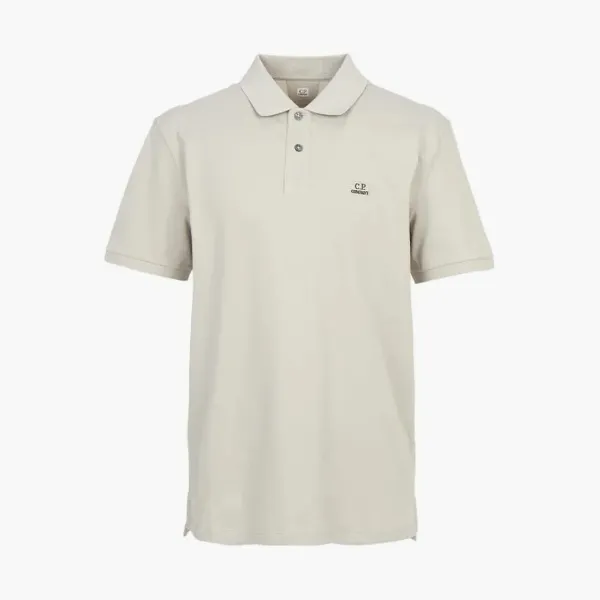 C.P. Company Stretch Piquet Short Sleeve Polo Dove
