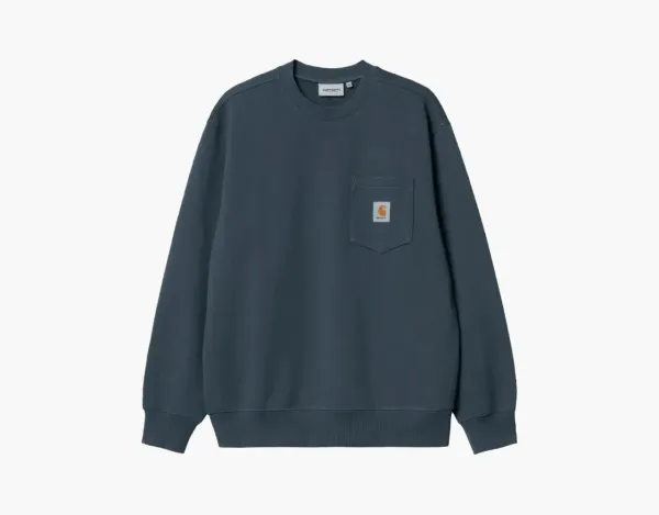 Carhartt WIP Pocket Sweatshirt Dark Teal