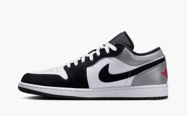 Air Jordan 1 Low SE White Black Matte Silver