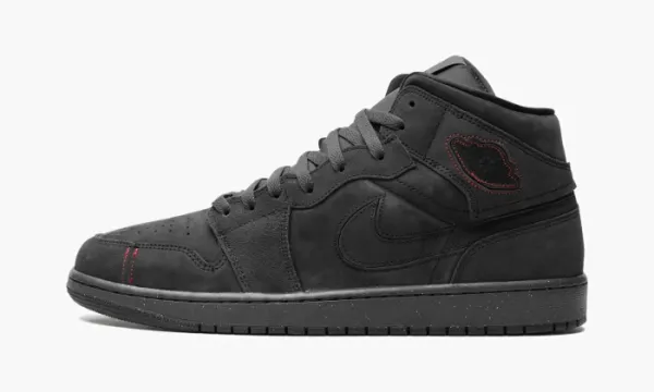 Air Jordan 1 Mid SE Craft Dark Smoke Red