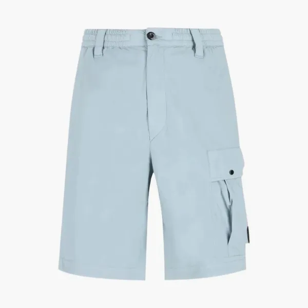 C.P. Company Stretch Cotton Cargo Bermuda Shorts Blue