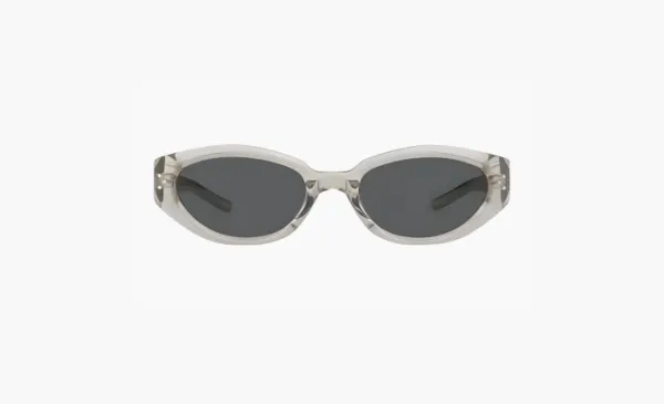 Gentle Monster Plate And Metal Oval Eye-Protective Closures Unisex Transparent