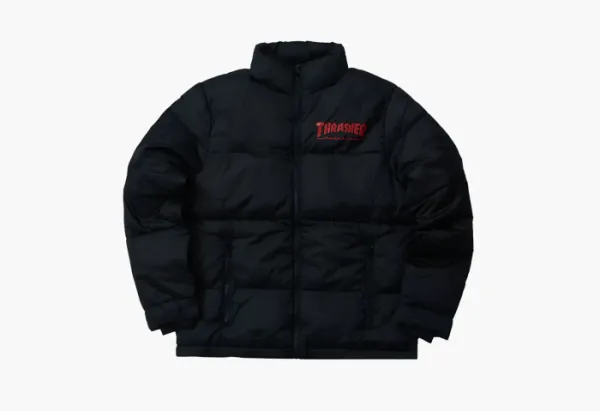 Thrasher Puffer Jacket Black