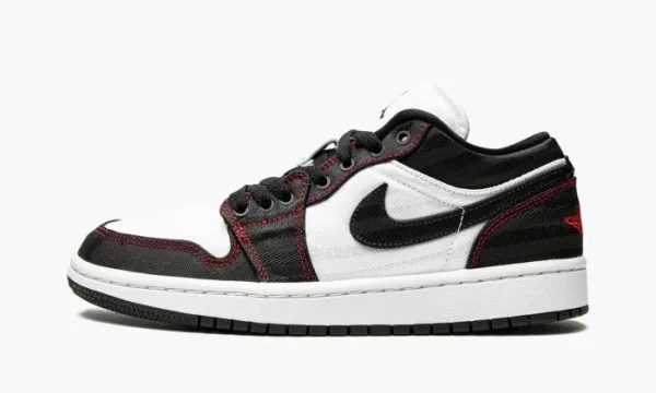 Air Jordan 1 Low SE Utility WMNS White Black Gym Red