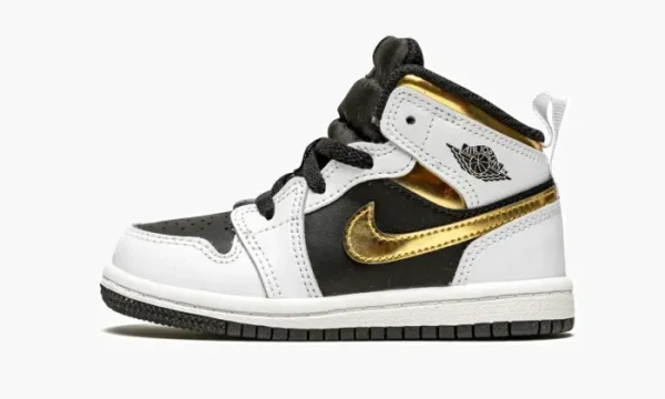 Air Jordan 1 Mid TD White / Gold