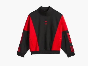 Adidas Originals x Willy Chavarria Watsonville Mockneck Sweater Black/Red