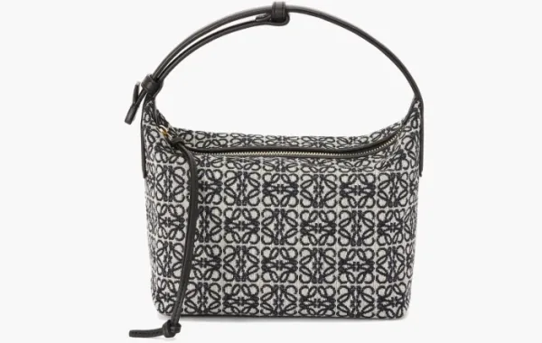 Loewe Cubi Anagram Jacquard Bag Navy / Black