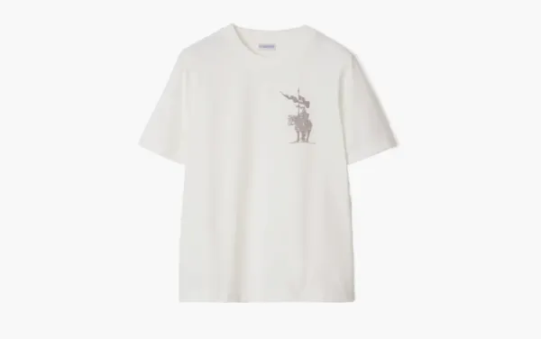 Burberry EKD Cotton T-shirt  Chalk