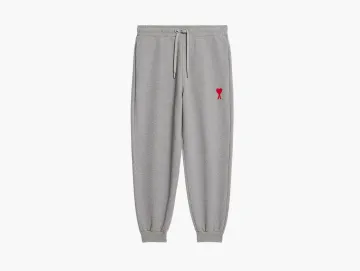 Ami Paris Cotton Track Pants Grey