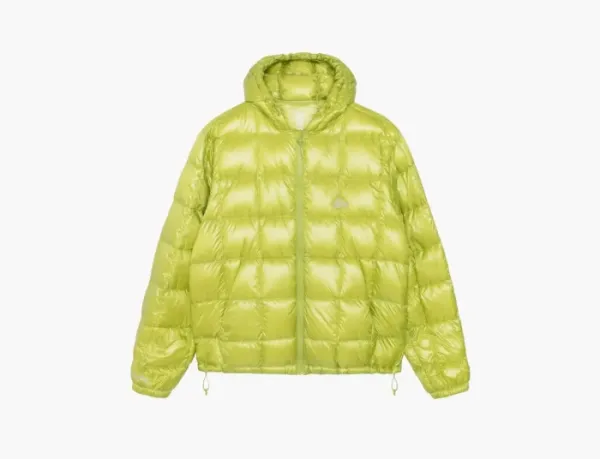 Stussy Midweight Hooded Puffer Lime