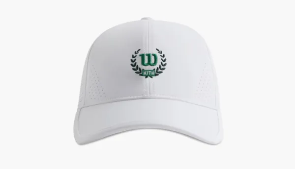 Kith x Wilson Performance Cap White