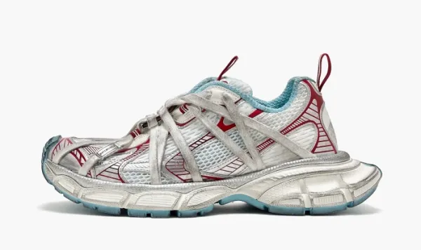 Balenciaga 3XL Extreme Laces White/Red
