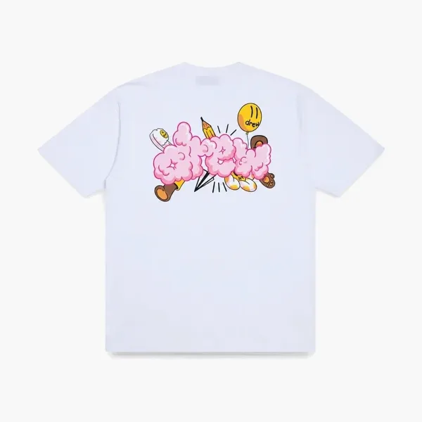 Drew House Doodle Joy ss tee White