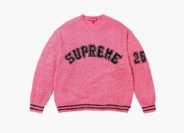 Supreme Textured Arc Sweater Pink