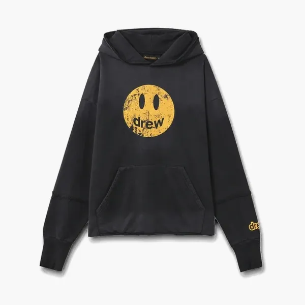 Drew House Black Desonstucted Mascot Hoodie