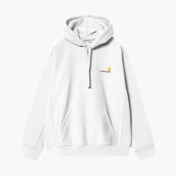 Carhartt WIP American Script Hoodie White