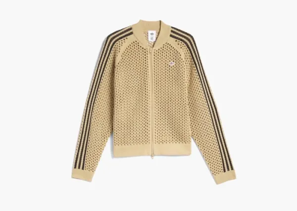 Adidas Originals x Clot Crochet Track Top Beige Tone