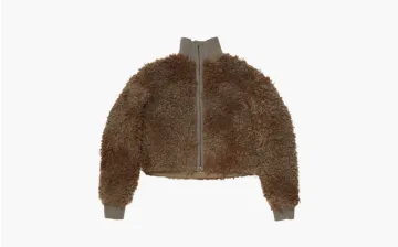Acne Studios Furry Jacket Brown