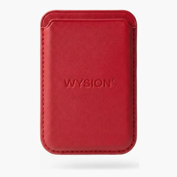 WYSION MAGSAFE WALLET RED