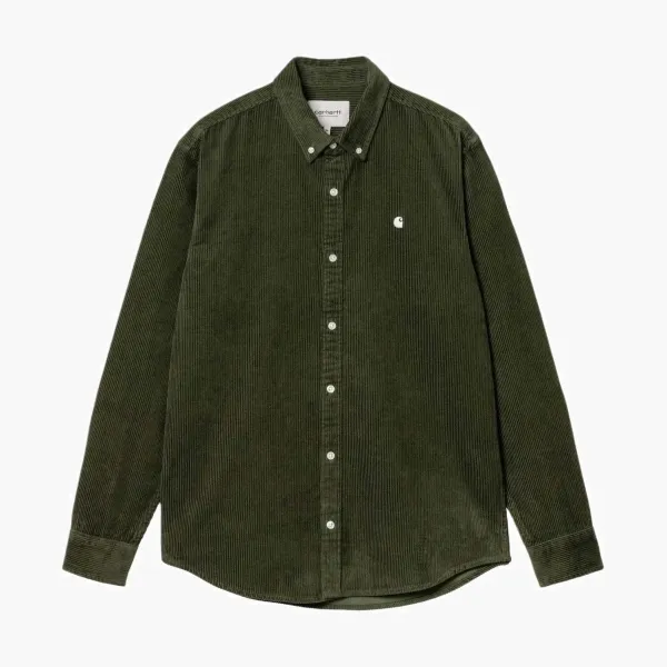 Carhartt WIP Madison Corduroy Shirt Olive