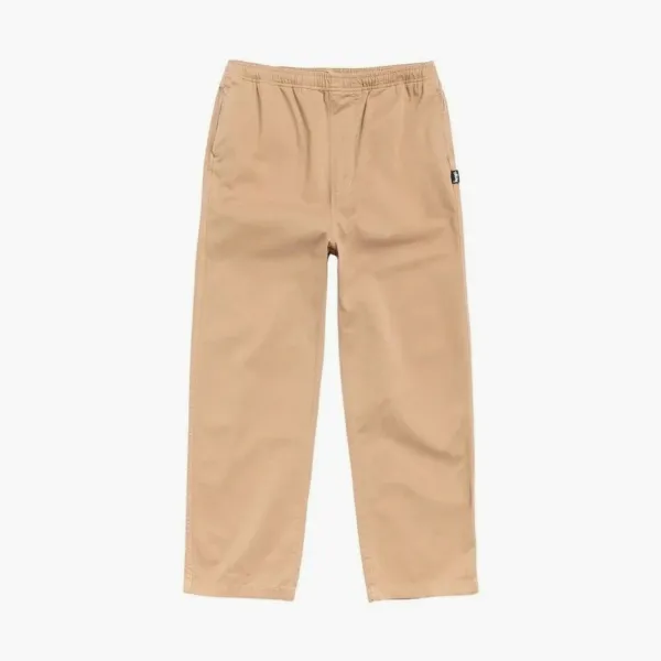 Stussy Beach Cotton Twill Pants Khaki