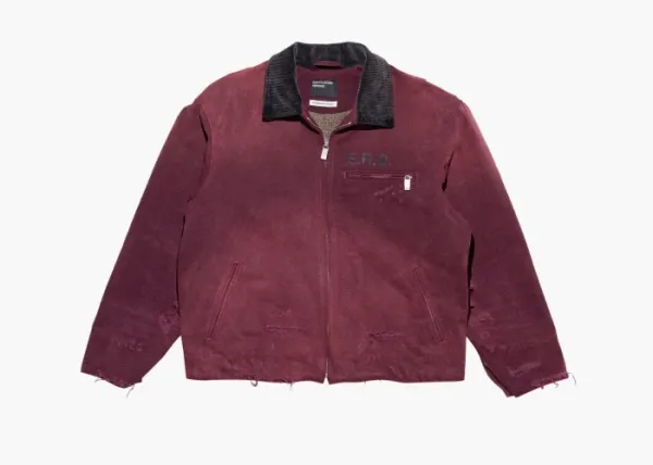 Enfants Riches Déprimés Blanket Lined Work Jacket Vineyard Wine