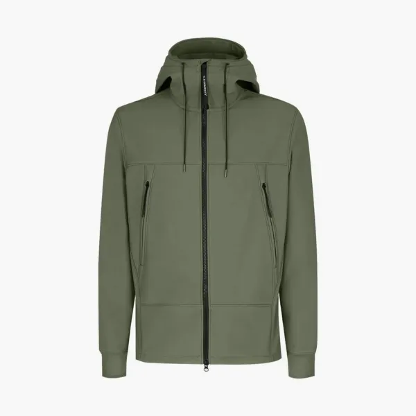 C.P. Company Soft Shell-R Goggle Jacket Ivy Green