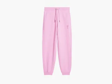 Ami Paris Cotton Track Pants Light Pink