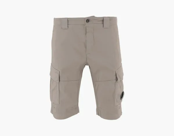 C.P. Company Lens Cargo Shorts Grey