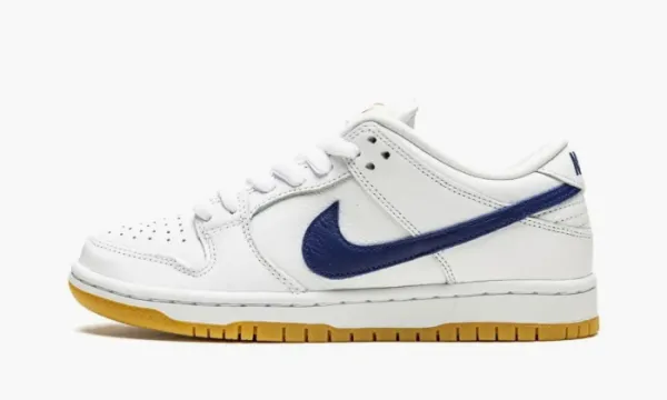 Nike SB Dunk Low Pro Orange Label White Navy