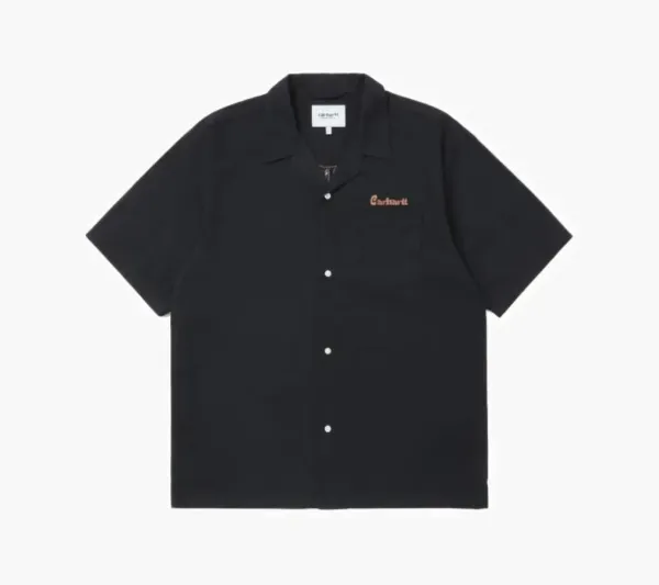 Carhartt WIP Script Short Sleeve Shirt Black