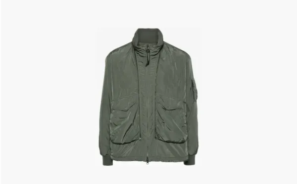 C.P. Company Chrome-R Body technical bomber jacket Green