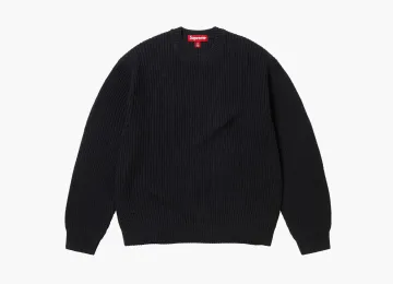 Supreme Old English Printed Sweater Black