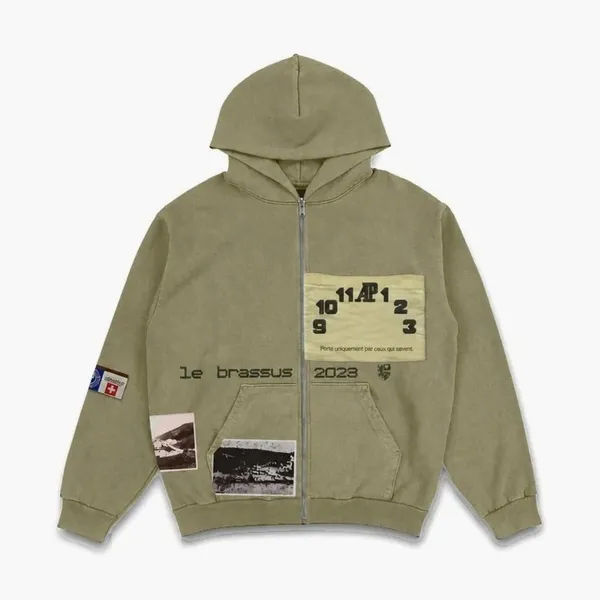 Travis Scott x Audemars Piguet FW23 Hanfu Hoodie Olive
