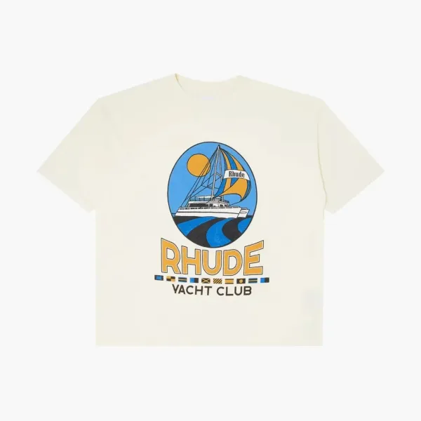 RHUDE Yacht Club Tee Vintage White