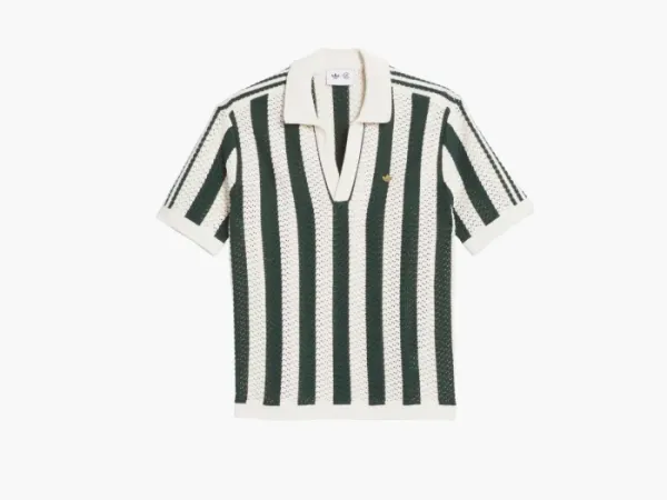 Adidas Originals x Clot Pique Polo by Edison Chen Green Night / Cream White